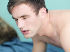 Cute twink are got hotly excited when woke up